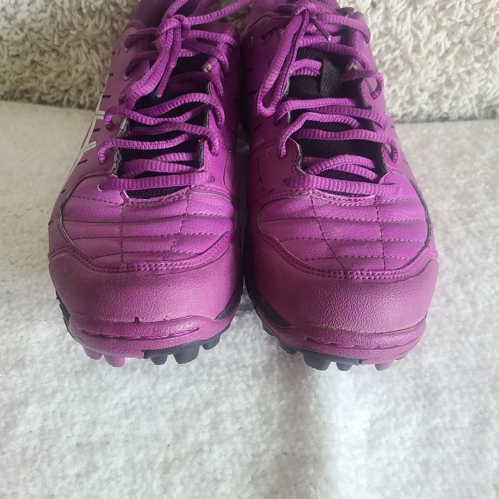 Purple Asics running shoes style P450y - Picture 4 of 10